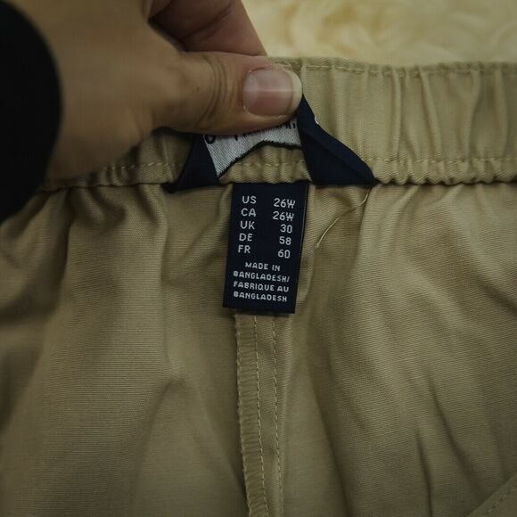 Lands End Plus Size 26W Pants Straight Fit Khaki Chino Twill Comfort Waist NWT - Picture 4 of 6